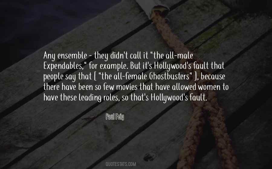 Quotes About Male And Female Roles #1822049