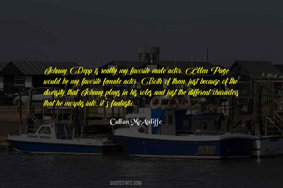 Quotes About Male And Female Roles #532194