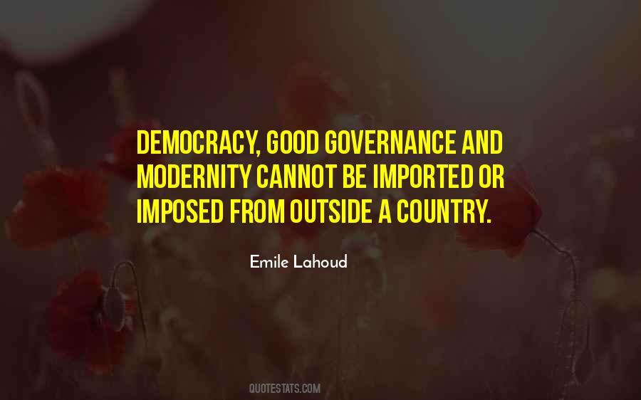 Quotes About Good Governance #1271869