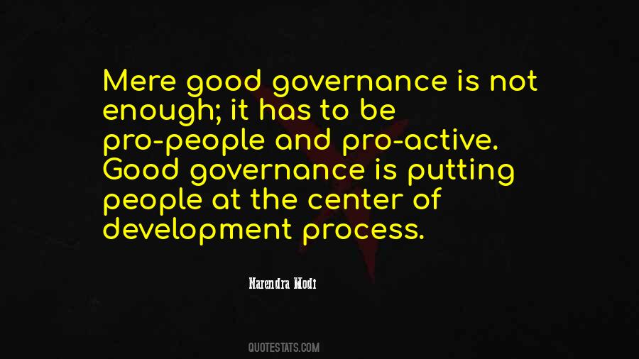 Quotes About Good Governance #1494103