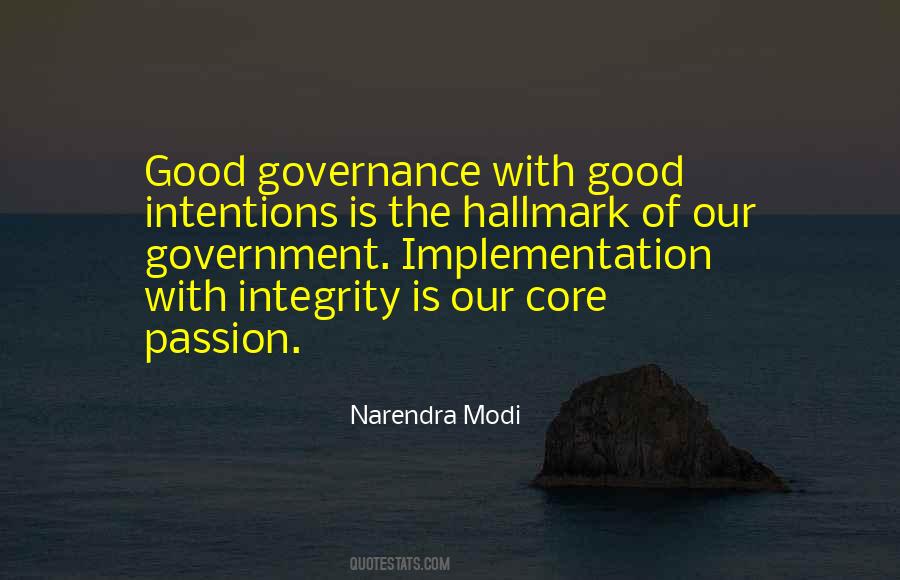 Quotes About Good Governance #351419