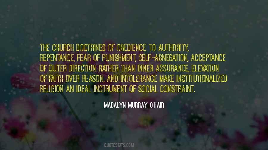 Quotes About Fear And Obedience #1319915