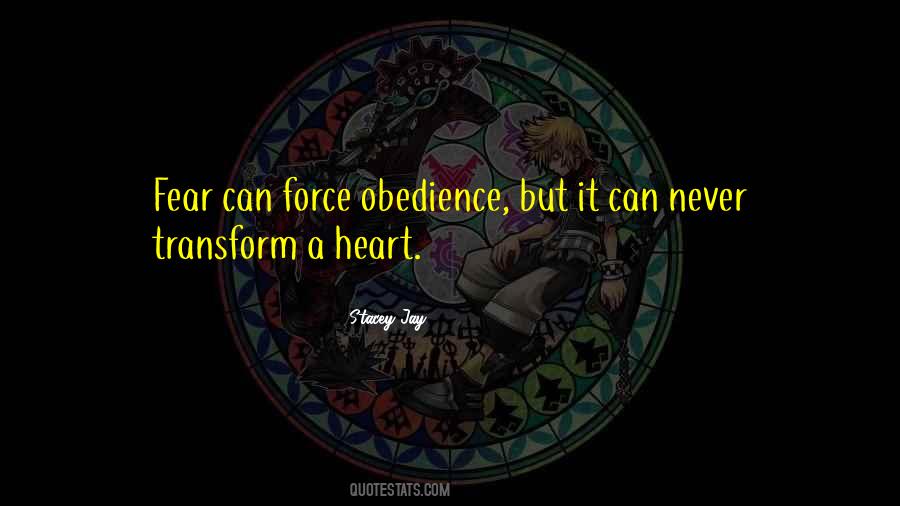 Quotes About Fear And Obedience #1686553