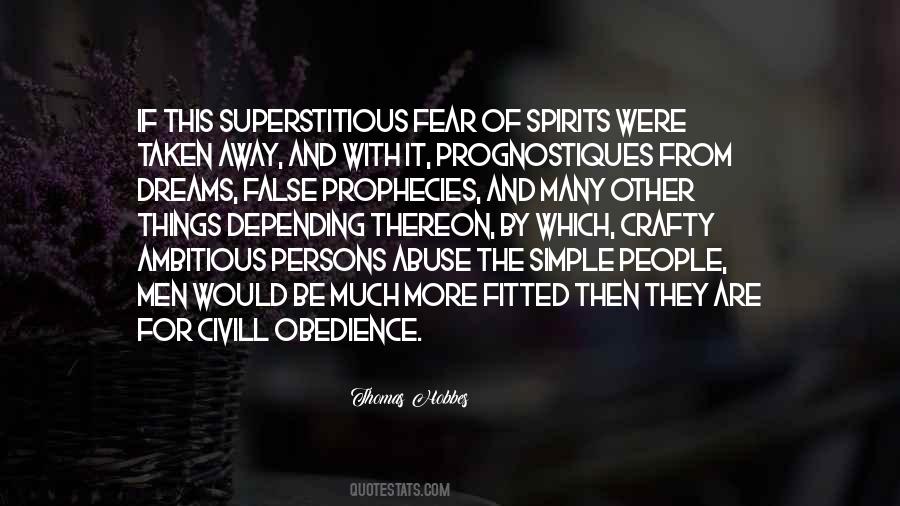 Quotes About Fear And Obedience #379530