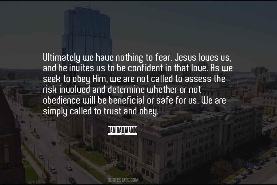 Quotes About Fear And Obedience #597774