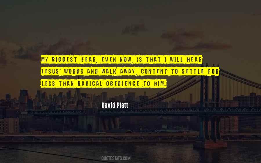 Quotes About Fear And Obedience #658899