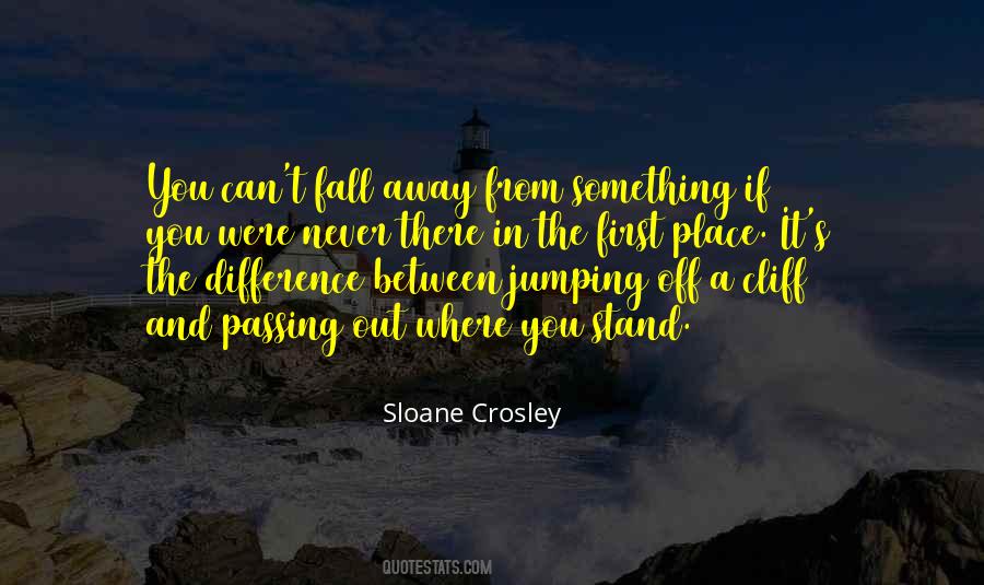 Quotes About Cliff Jumping #800880