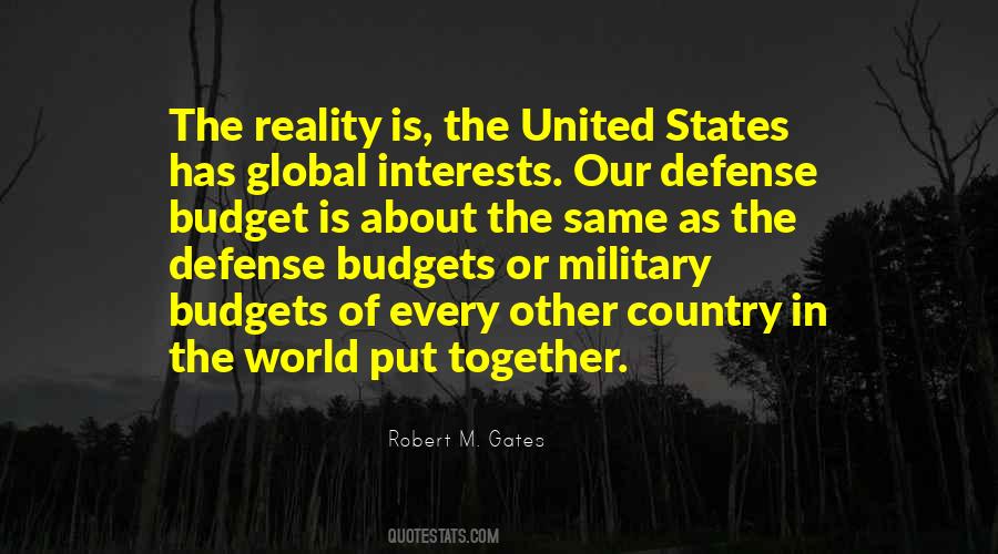 Military Budget Quotes #1432859