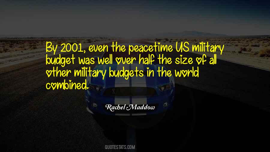 Military Budget Quotes #1438573