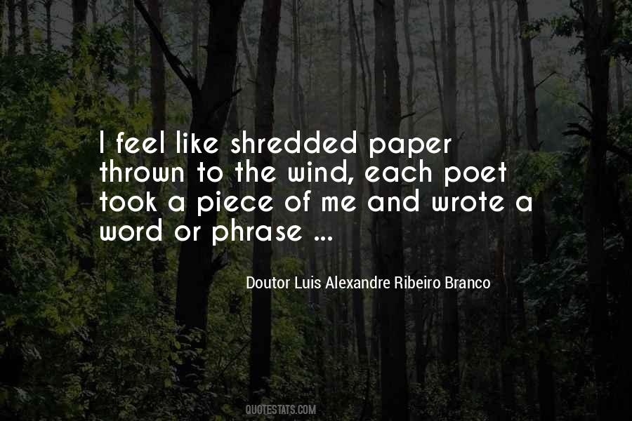 Quotes About Paper #1784723