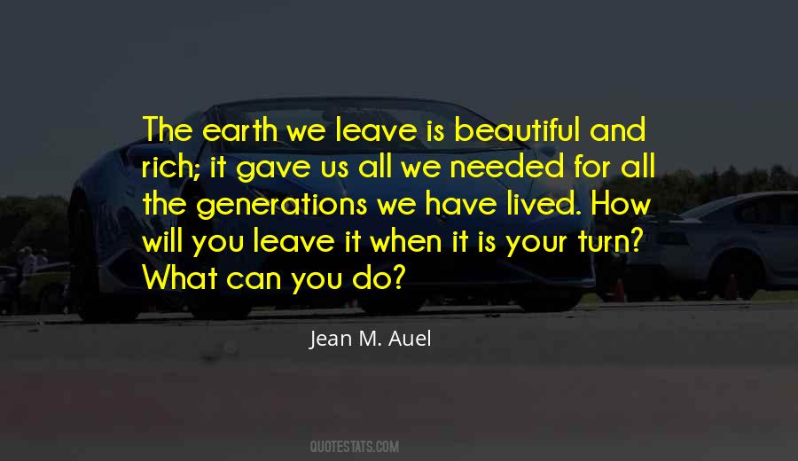 Quotes About The Beautiful Earth #667644