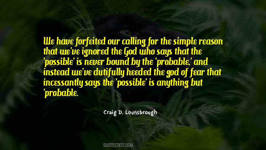 Quotes About Fearing God #1027618