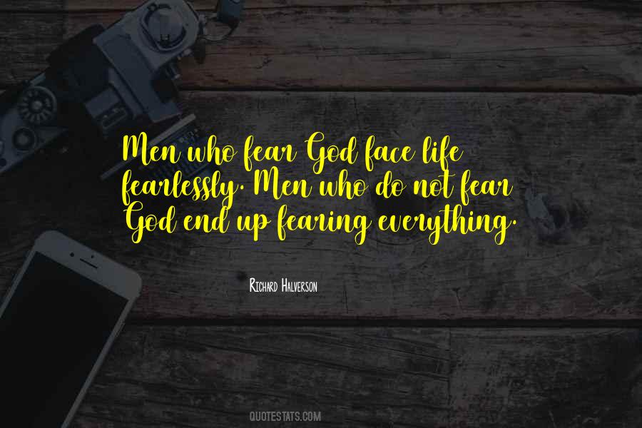 Quotes About Fearing God #1065718