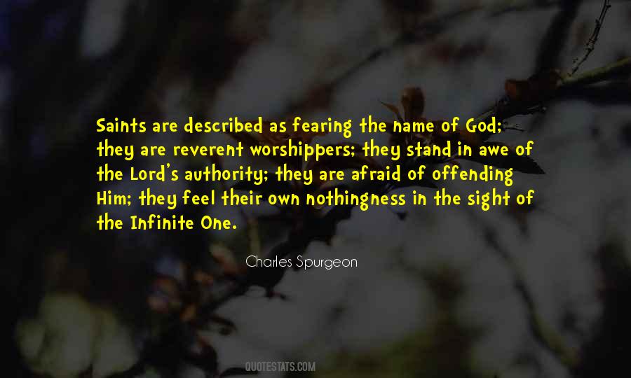 Quotes About Fearing God #584646