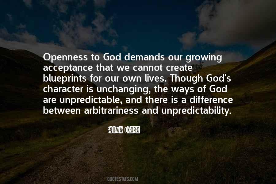 Openness To God Quotes #1627954