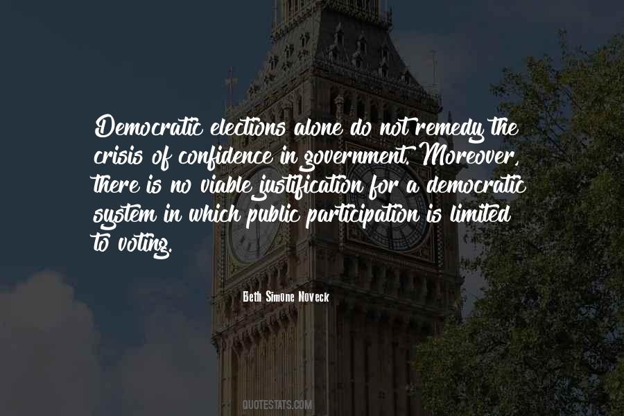 Quotes About Participation In Government #1062562