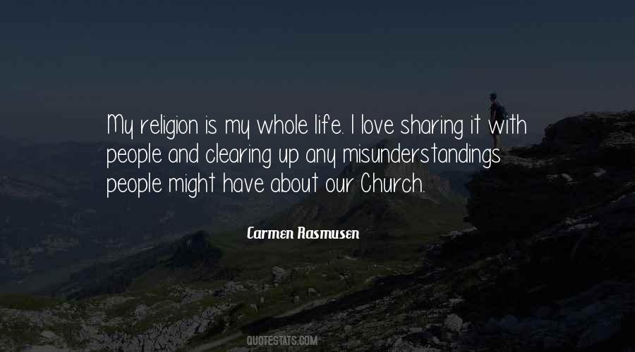Love Is My Religion Quotes #665889
