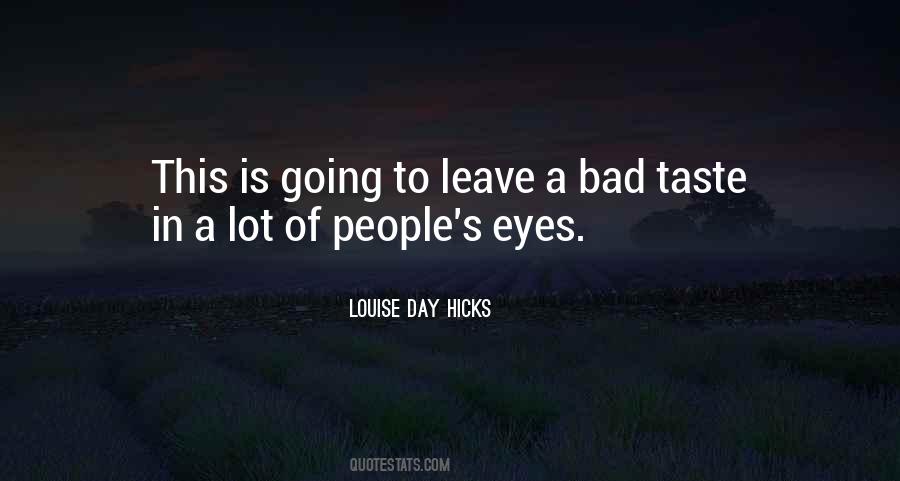 Quotes About Bad Eye #761493