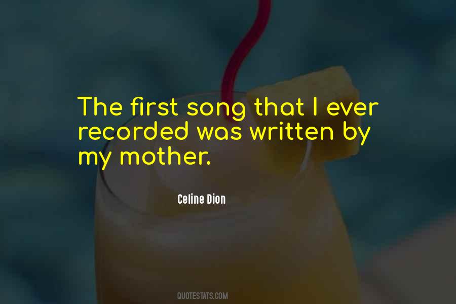 My First Song Quotes #433370