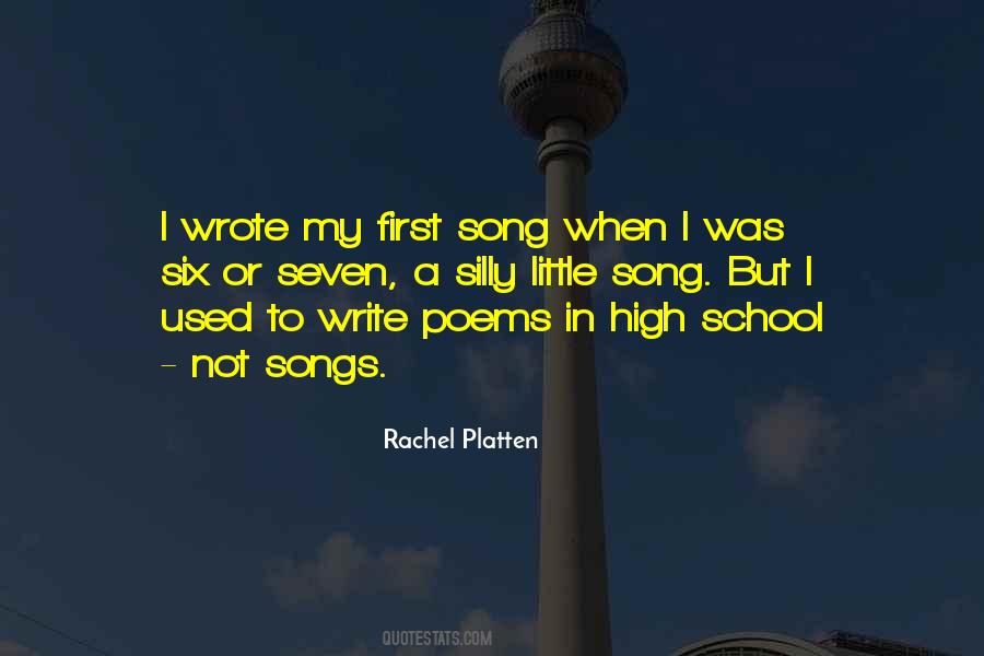 My First Song Quotes #568710