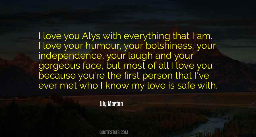 Quotes About The Person You Love Most #526809