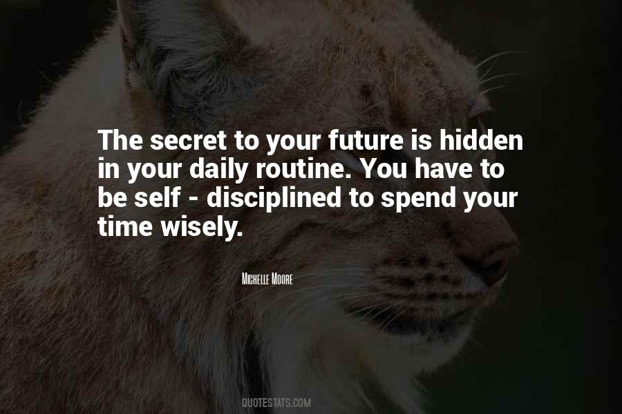Self Disciplined Quotes #1146538