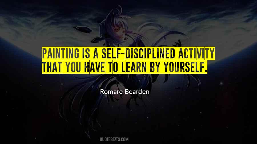 Self Disciplined Quotes #1518615