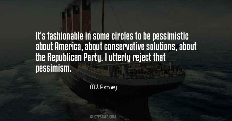 Conservative Republican Quotes #1296060
