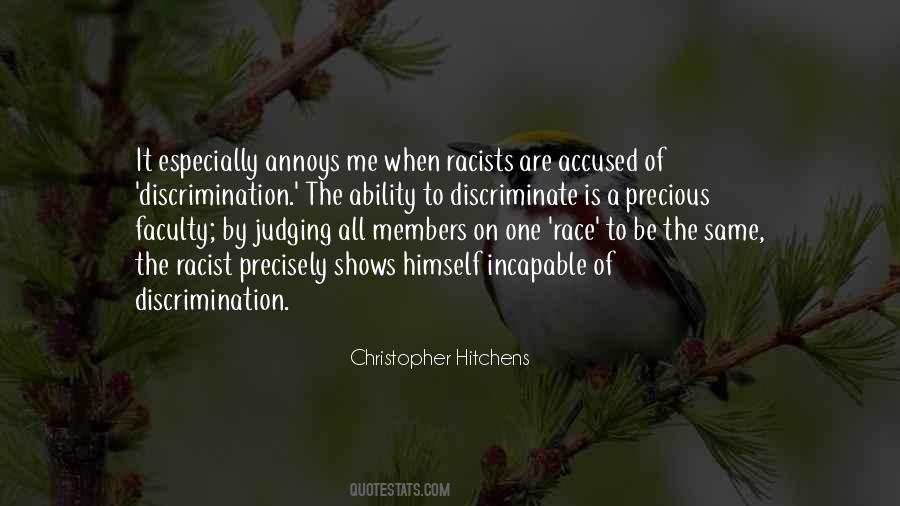 Quotes About Race Discrimination #54558