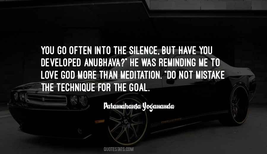Silence Meditation Quotes #1080061