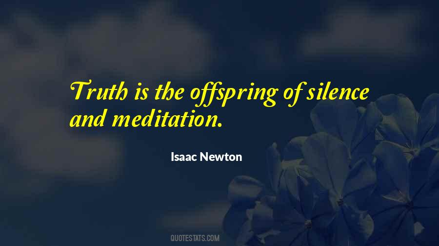 Silence Meditation Quotes #1539980