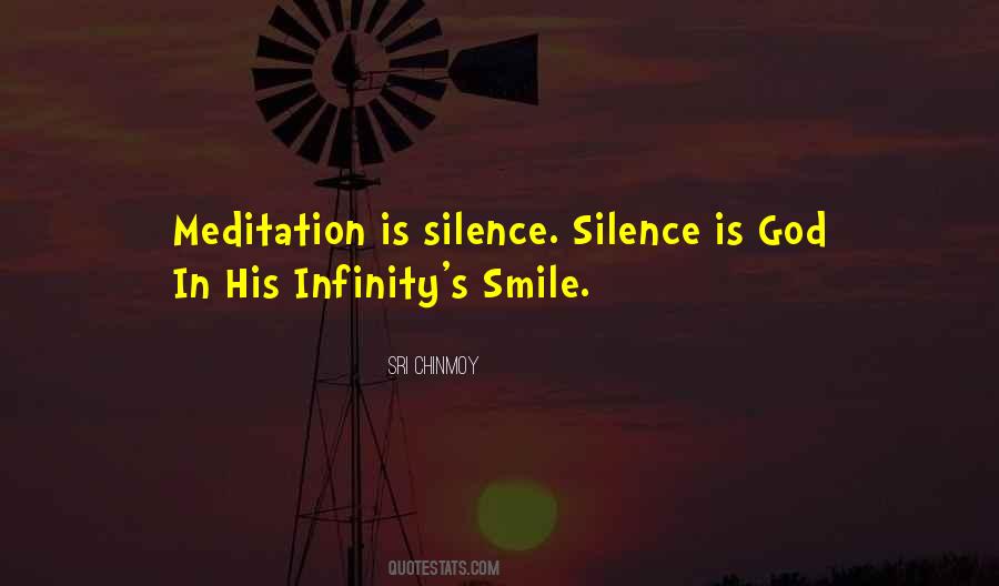 Silence Meditation Quotes #1806354