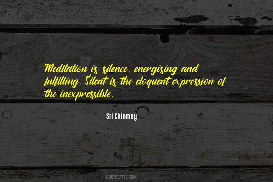 Silence Meditation Quotes #240374