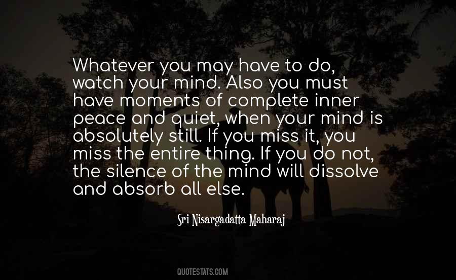 Silence Meditation Quotes #673611