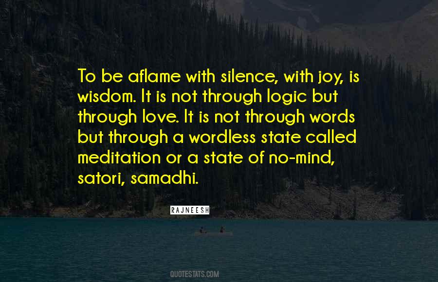 Silence Meditation Quotes #703918