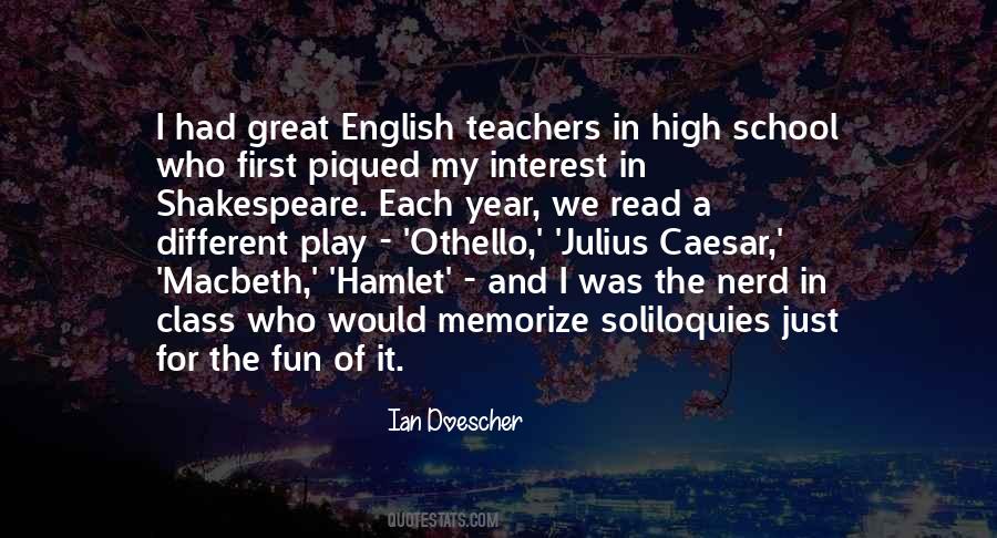 Quotes About Julius Caesar Shakespeare #464581