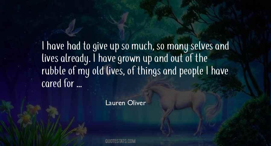 Quotes About I Have Grown Up #1071426