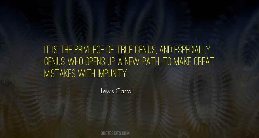 Quotes About True Genius #1397491