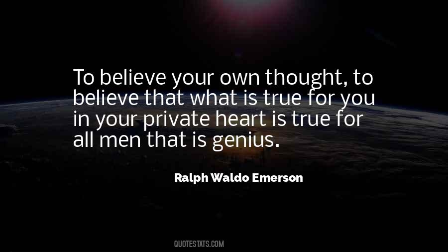 Quotes About True Genius #950650