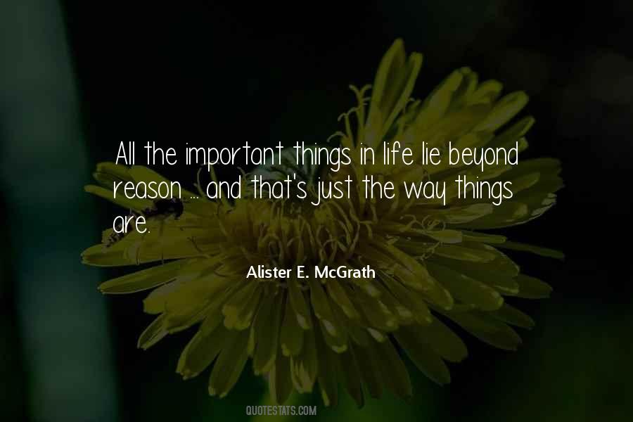 Quotes About Things That Are Important In Life #22122