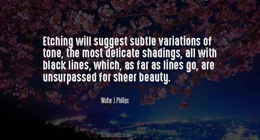 Quotes About Subtle Beauty #1774014