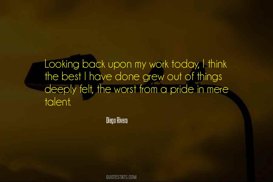 Quotes About The Looking Back #93764