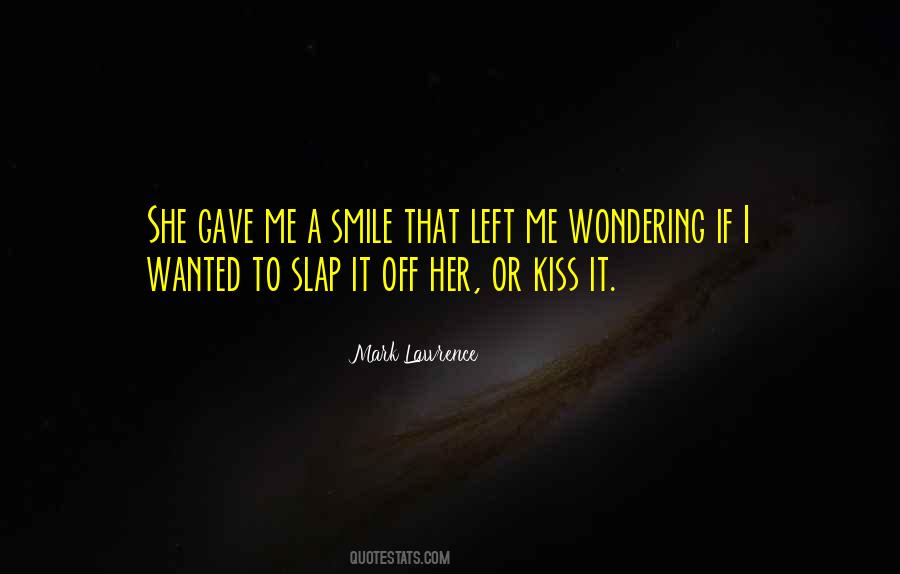 Quotes About Kiss Mark #1198517