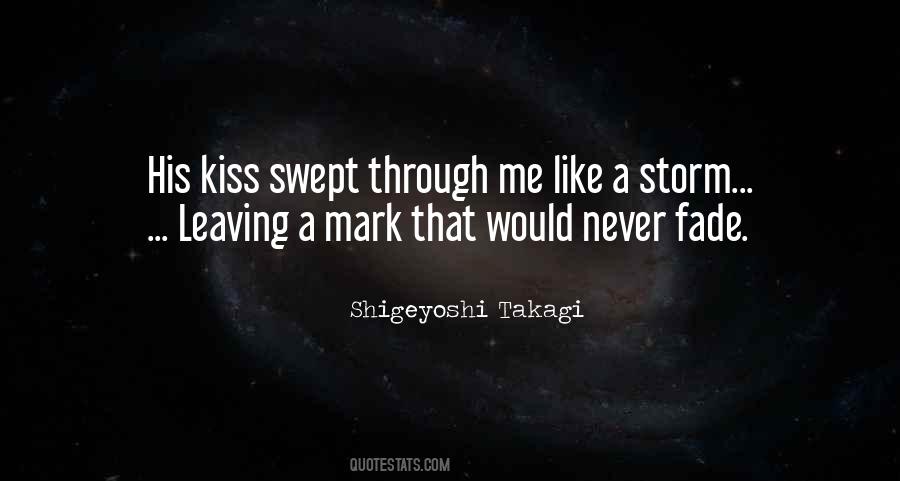 Quotes About Kiss Mark #558368