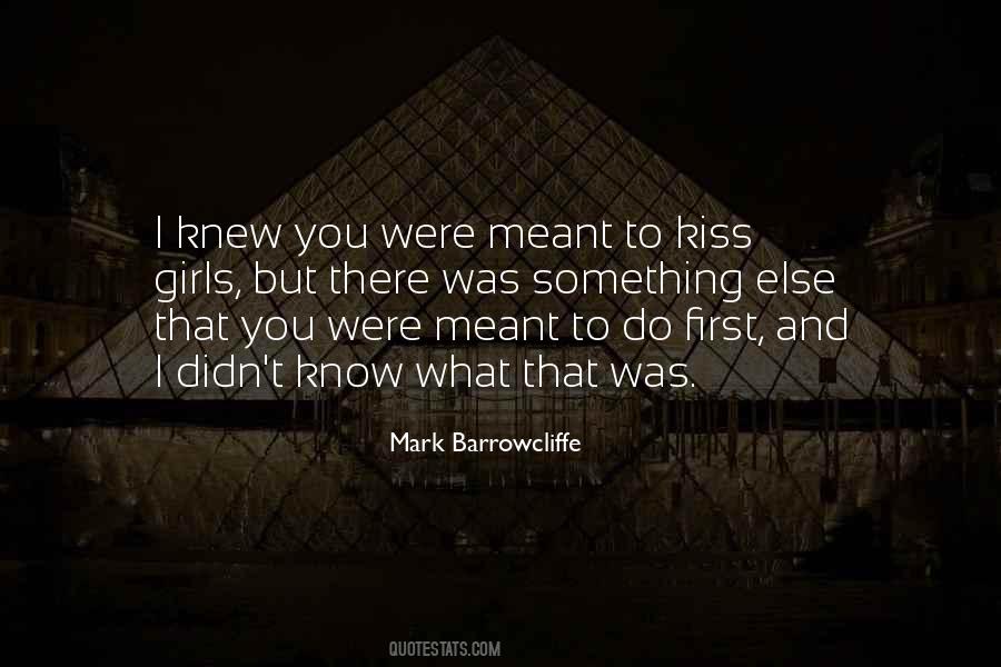 Quotes About Kiss Mark #961376