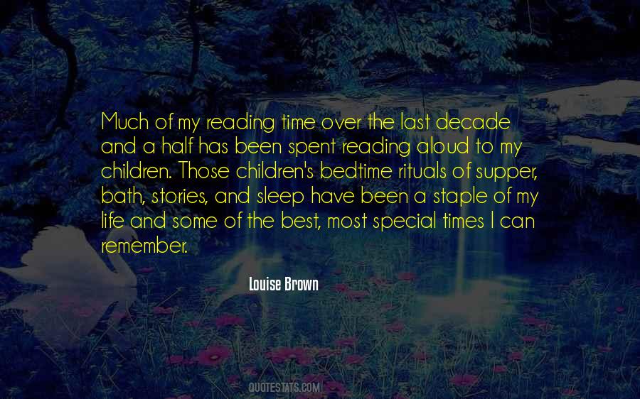 Quotes About Reading Bedtime Stories #1753567