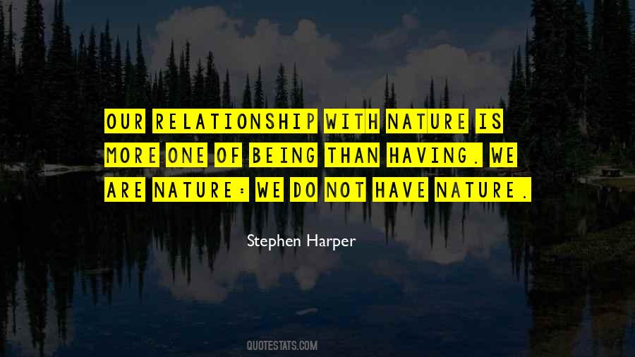 Being With Nature Quotes #629501