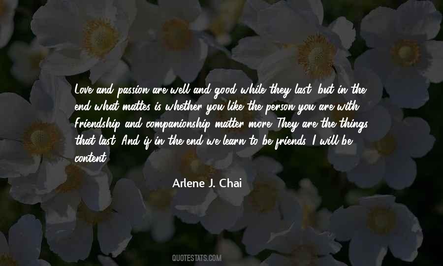 Quotes About The End Of A Friendship #129360