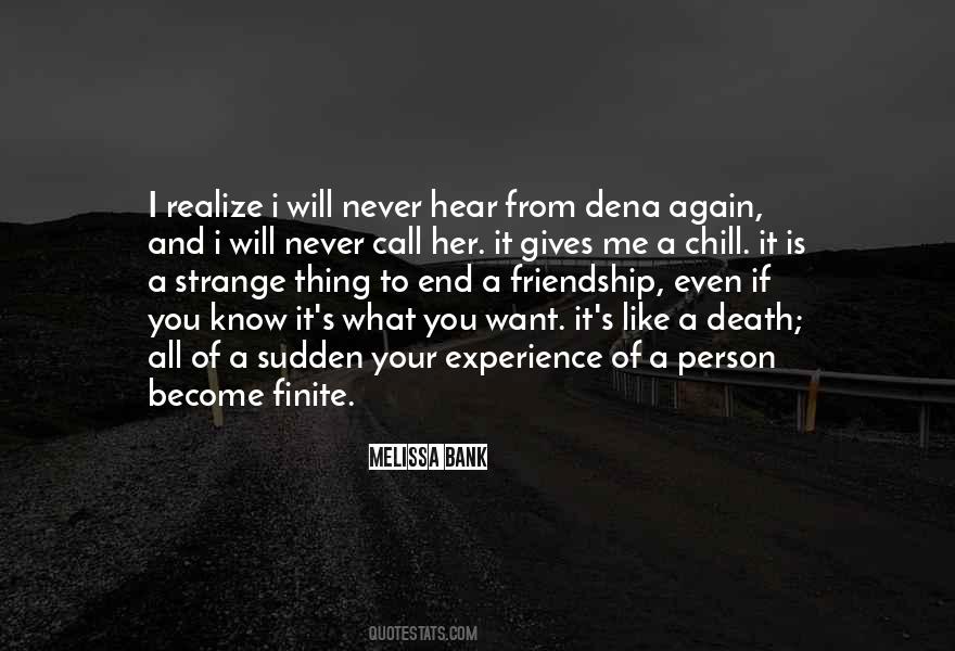 Quotes About The End Of A Friendship #286816