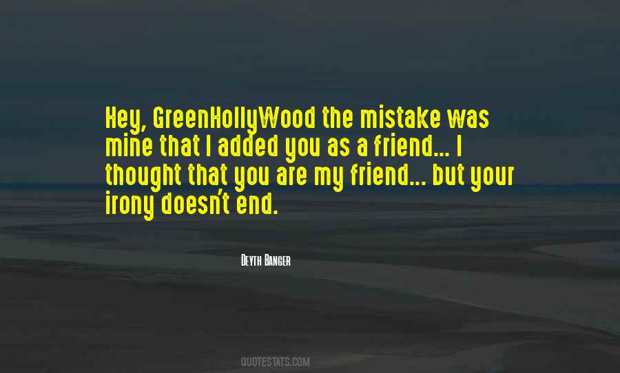 Quotes About The End Of A Friendship #441211